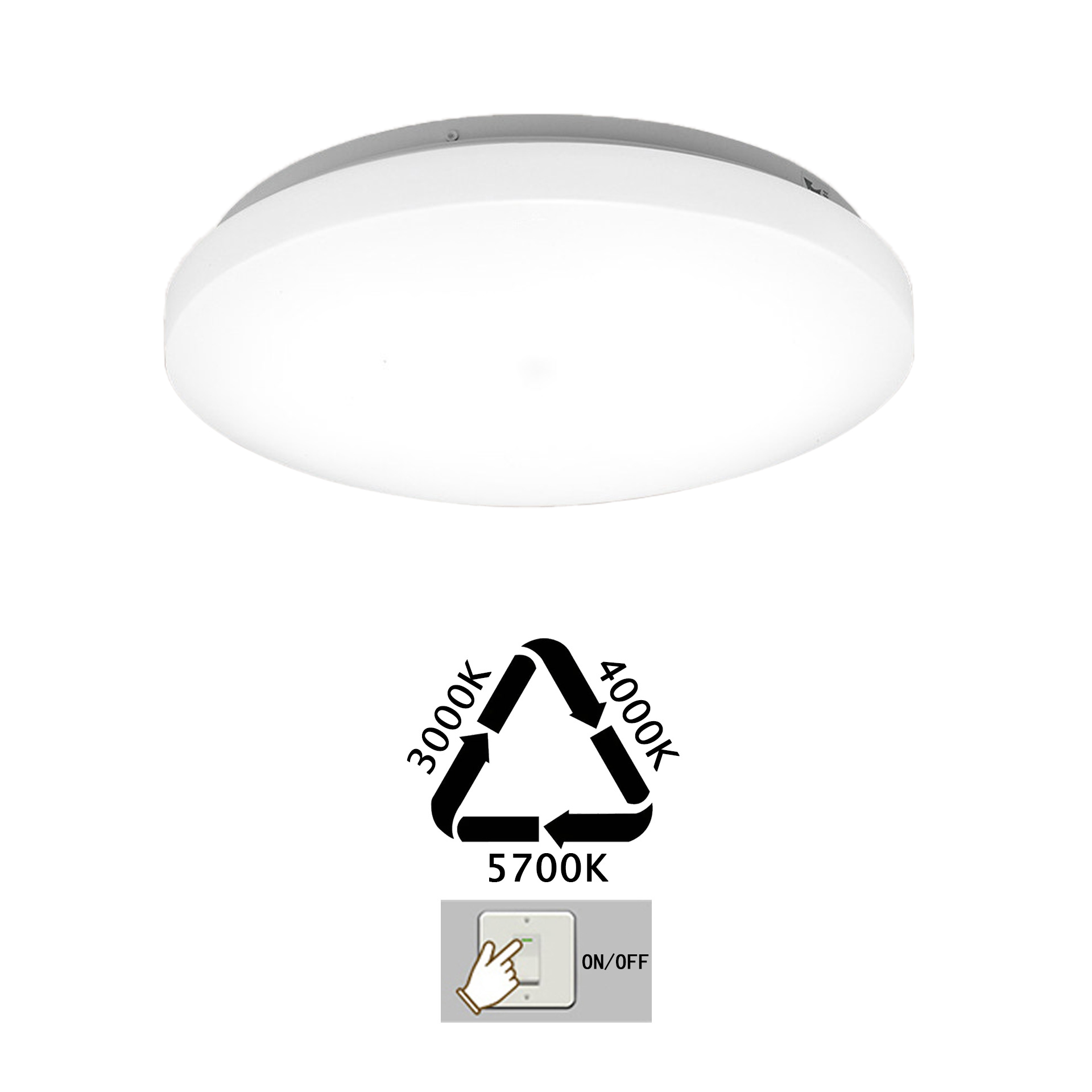 Cloud CCT Change Ceiling light Smooth Dimming