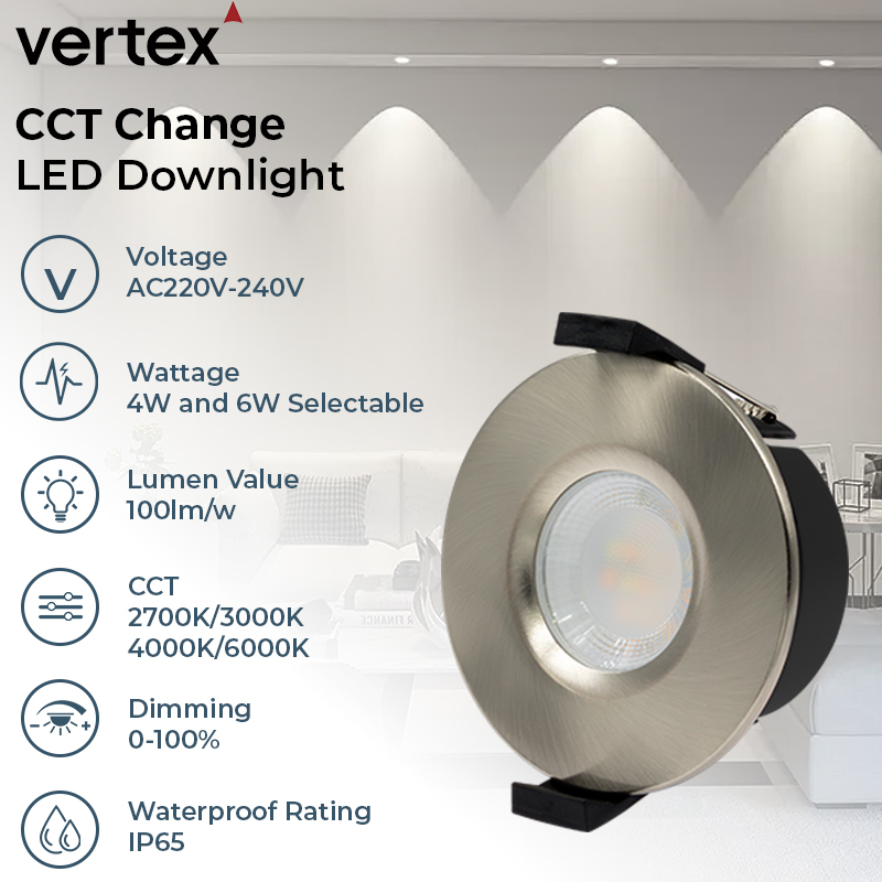 Dimmable 4CCT Selectable Downlight